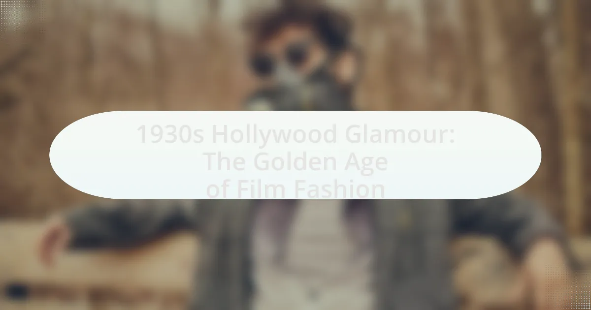 1930s Hollywood Glamour: The Golden Age of Film Fashion