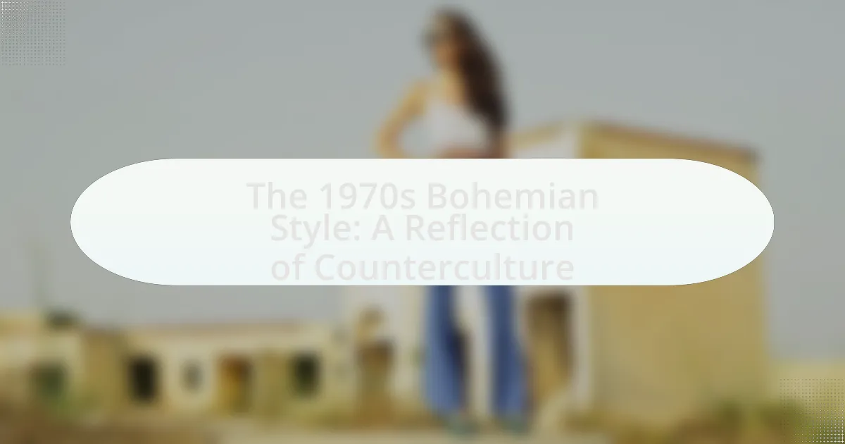 The 1970s Bohemian Style: A Reflection of Counterculture