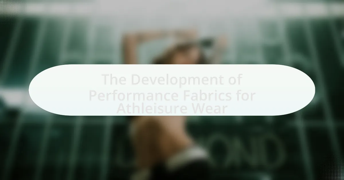 The Development of Performance Fabrics for Athleisure Wear