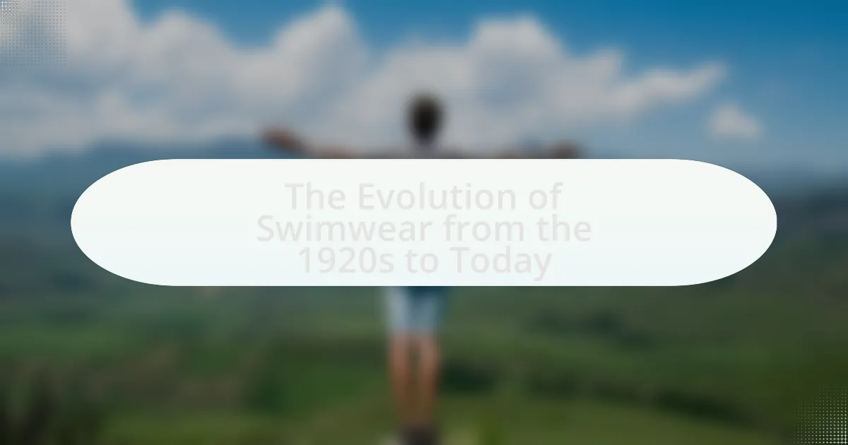The Evolution of Swimwear from the 1920s to Today