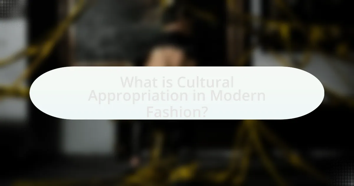 What is Cultural Appropriation in Modern Fashion?