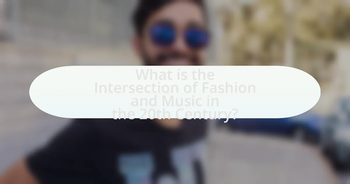 What is the Intersection of Fashion and Music in the 20th Century?