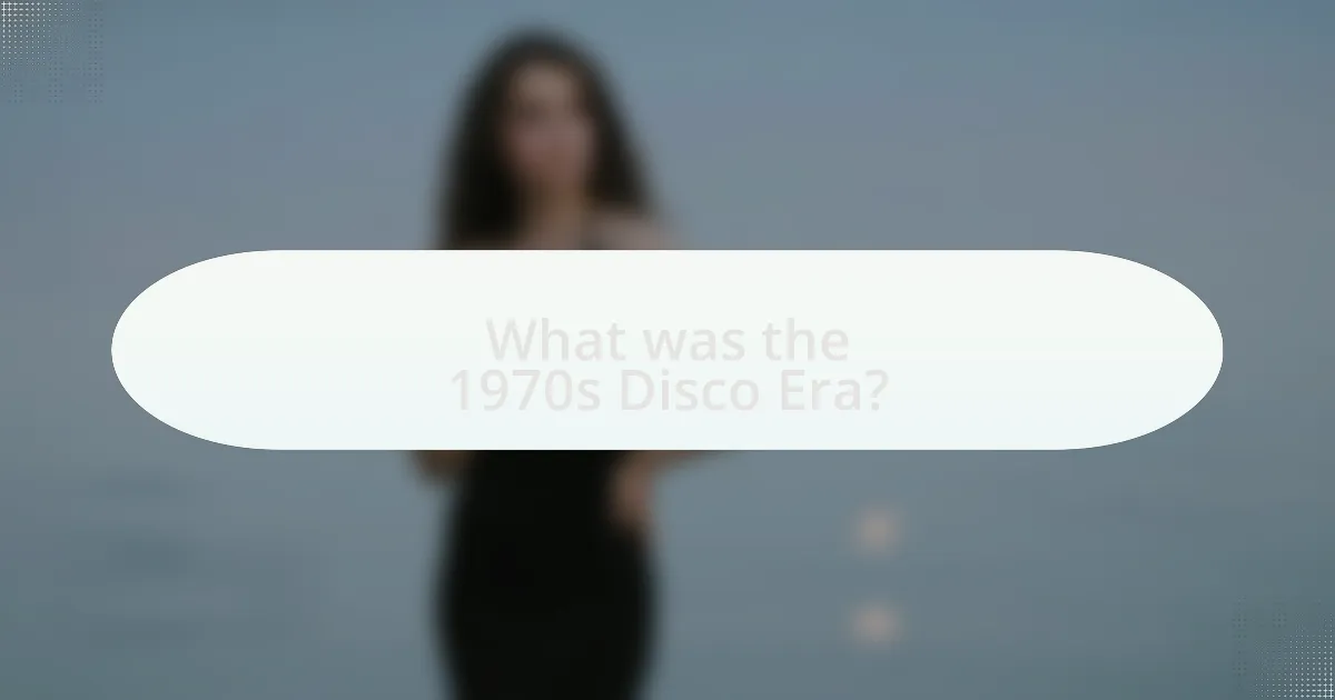 What was the 1970s Disco Era?